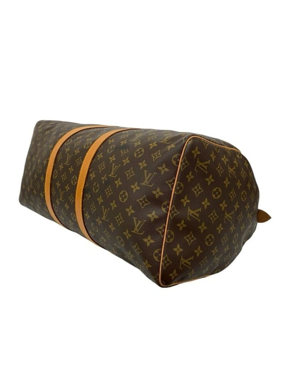 Louis Vuitton Vintage Speedy 55 Leather Boston Bag Brown - Picture 8 of 9